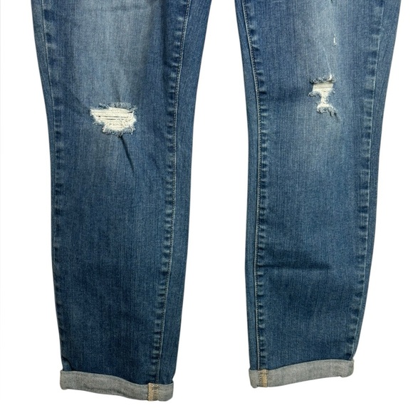 Paige Distressed Blue Kylie Crop Skinny Jeans Size 29 in Nora Destructed - Picture 3 of 14
